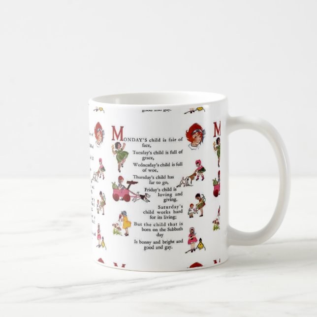 Monday's Child Coffee Mug (Right)