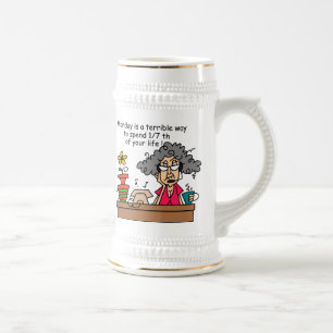 Mondays Humour Beer Stein