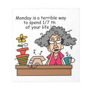 Mondays Humour Notepad