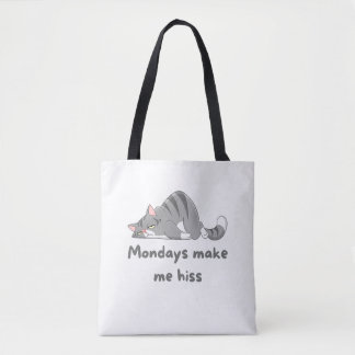Mondays Make Me Hill Tote Bag