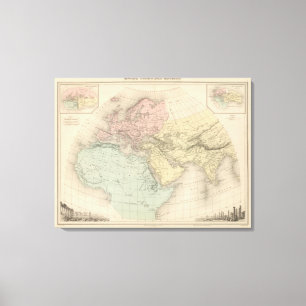 Monde Connu Des Anciens Canvas Print