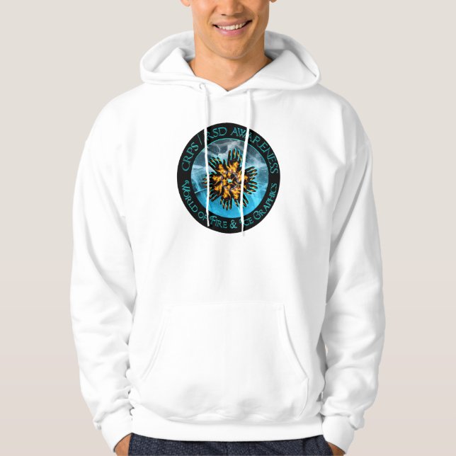 Monde de CRPS/RSD de sweat - shirt à capuche de (Devant)
