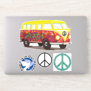 Monde des stickers de la paix
