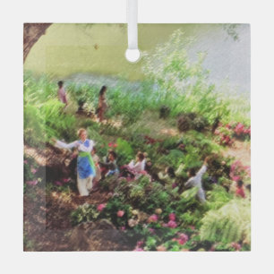 MONDE EST UN ORNEMENT EN Verre DE CERCLE