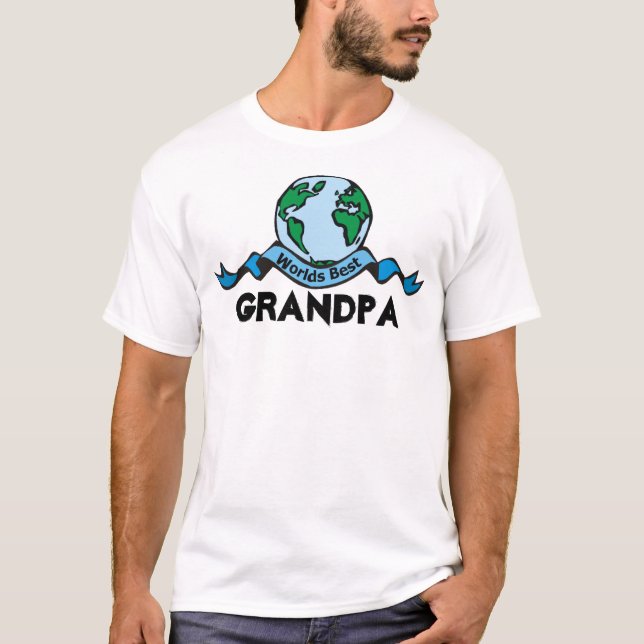 Monde meilleur grand-père T-shirt (Devant)
