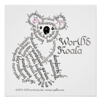 Monde Monde Poster Koala