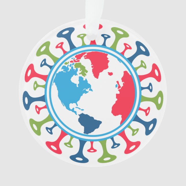 Monde pandémique du virus de Corona (devant)