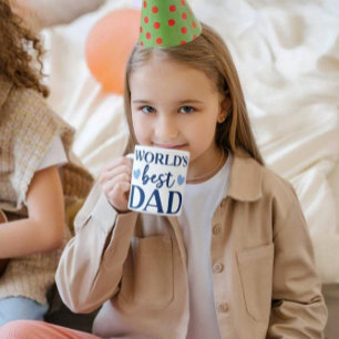 Mondes meilleur papa Imprimer Mug blanc moderne