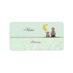 mondfreunde Adressaufkleber Label