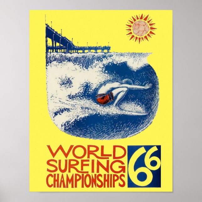 Mondial du surf Poster de Surf 66’ (Devant)
