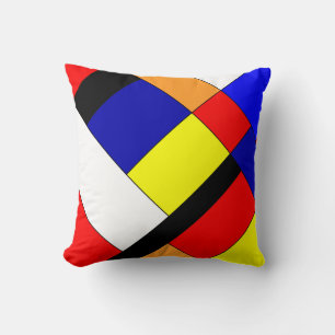 Mondriaan #9 throw pillow