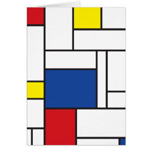 Mondrial Minimaliste Géométrique De Stijl Art Mode