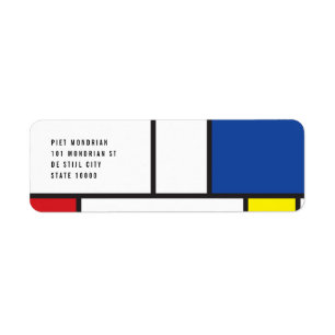 Mondrial Minimaliste Géométrique De Stijl Art Mode