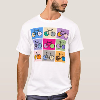 Mondrian Art Bicycle Tee