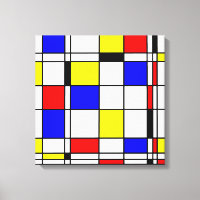Mondrian art style