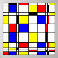 Mondrian art style