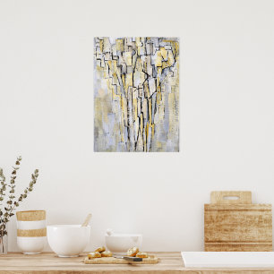 Mondrian - Boom A, abstract artwork Poster