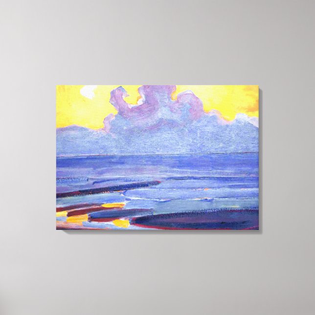 Mondrian - By the Sea, popular artwork Canvas Print (Front)