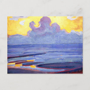 Mondrian - By the Sea, popular artwork Postcard