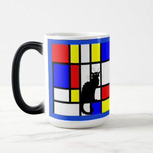 Mondrian - Composition II - Color Morphing Art Mug