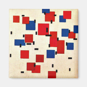 Mondrian - Composition in Colour A Magnet