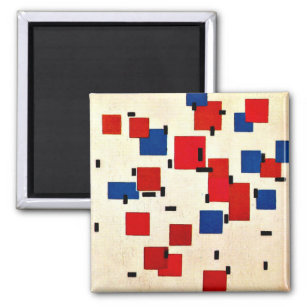 Mondrian - Composition in Colour A Magnet