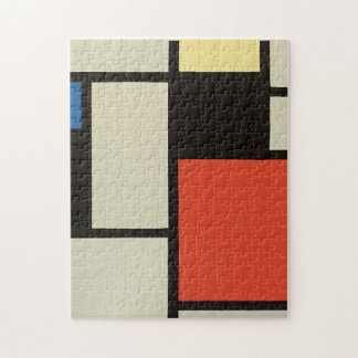 Mondrian Composition Modern Abstract Painting Art Jigsaw Puzzle
