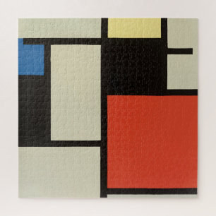Mondrian Composition Modern Abstract Painting Art Jigsaw Puzzle