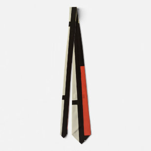 Mondrian Composition Modern Abstract Painting Art  Tie