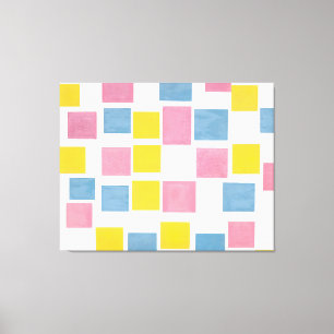 MONDRIAN - COMPOSITION WITH COLOR PLANES 2 - 1917 CANVAS PRINT