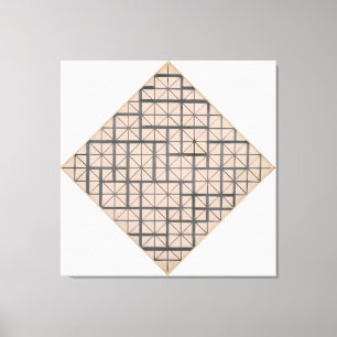 MONDRIAN - COMPOSITION WITH GRID 4: LOZENGE - 1919 CANVAS PRINT