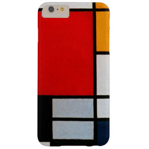 Mondrian - Composition with Large Red Plane Barely There iPhone 6 Plus Case