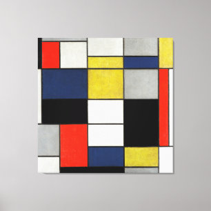 MONDRIAN - Great Composition A - 1919-1920 - Canvas Print