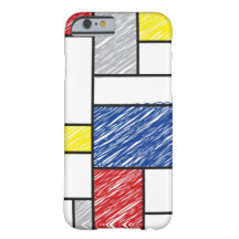 Mondrian Gribouillages Minimaliste Art Moderne De 