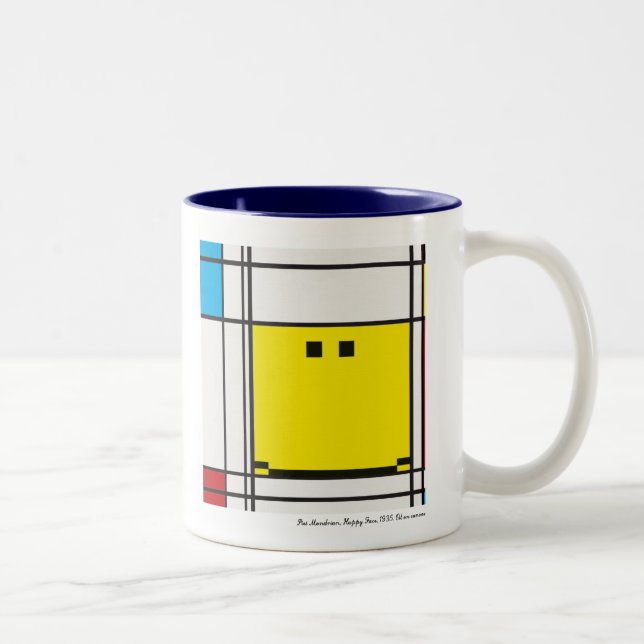 mondrian happy face mug (Right)
