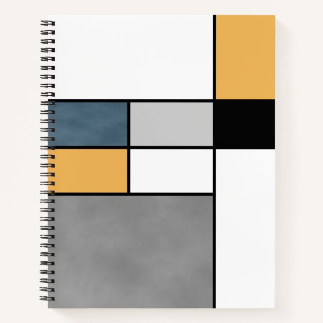 Mondrian inspiration notebook (Front)