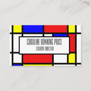"Mondrian Inspired" Business Card