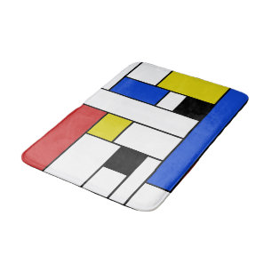 Mondrian Lines Medium Bath Mat