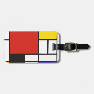 Mondrian Luggage Tag