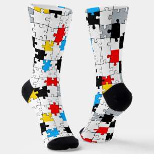 Mondrian Mania Retro  Socks