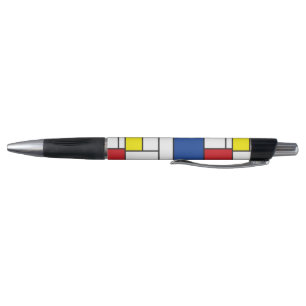Mondrian Minimalist De Stijl Modern Art Custom Pen