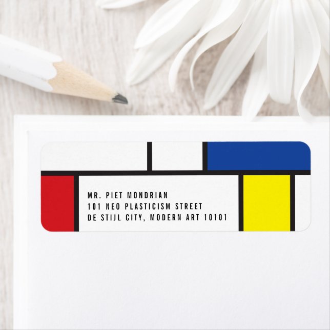 Mondrian Minimalist Geometric De Stijl Modern Art (Insitu)