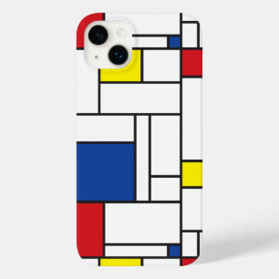 Mondrian Minimalist Geometric De Stijl Modern Art Case-Mate iPhone 14 Plus Case