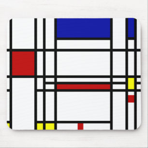 Mondrian Modern Art Mouse Pad