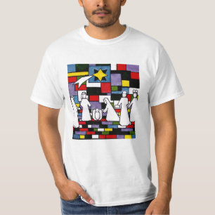 Mondrian Nativity - De Stijl - Neoplasticism T-Shirt
