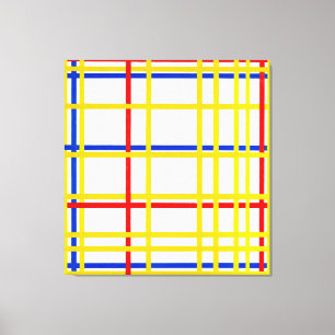 MONDRIAN - NEW YORK CITY - 1942 - De Stijl - Canvas Print
