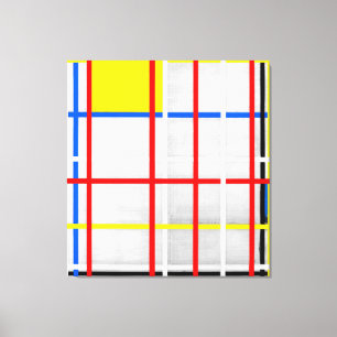 MONDRIAN - NEW YORK CITY 3 - 1941  De Stijl - Canvas Print