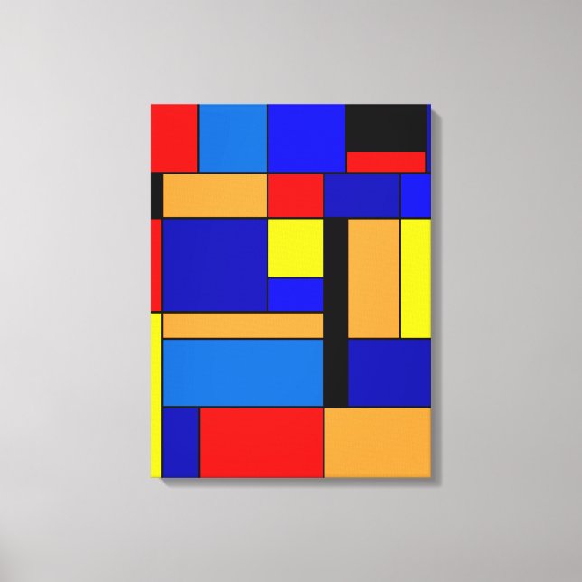 Mondrian No. 2 Canvas Print (Front)
