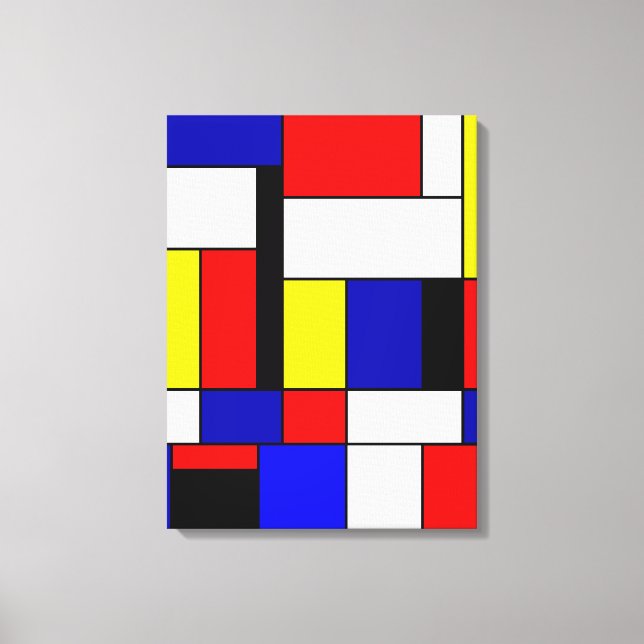 Mondrian No. 42 Canvas Print (Front)