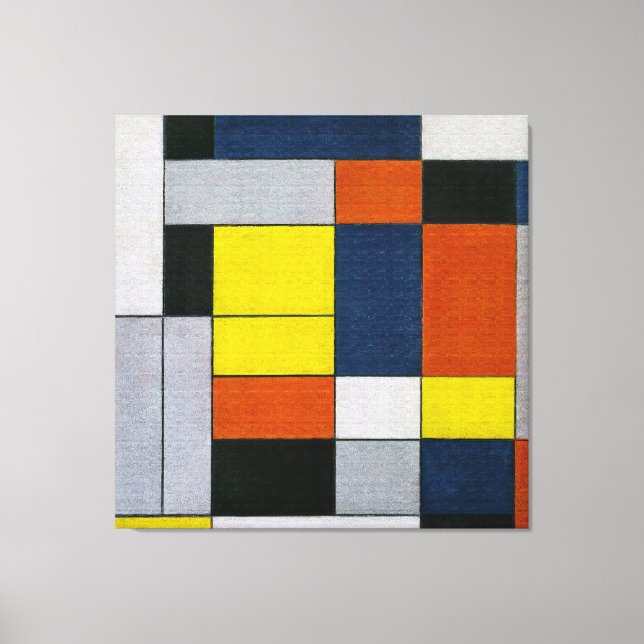 MONDRIAN - No. VI - COMPOSITION No. II - 1920 - Canvas Print (Front)